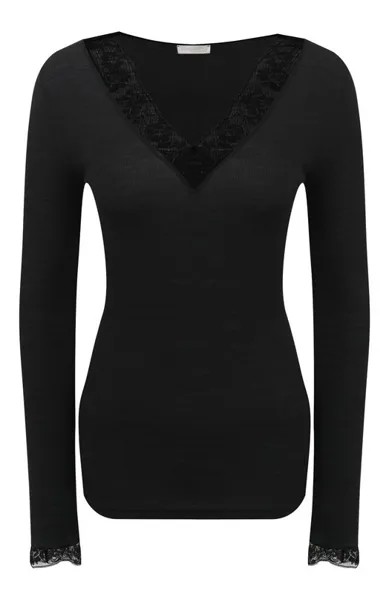 Лонгслив из шерсти и шелка Zimmerli