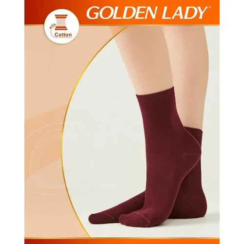 Носки Golden Lady, 10 пар, размер 35-38, бордовый