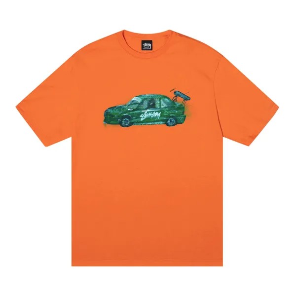 Футболка Stussy Racecar Коралл