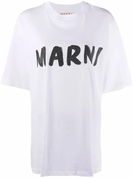 Marni logo-print crew-neck T-shirt