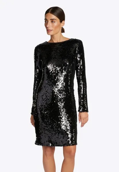 Элегантное платье MINI MIT PAILLETTEN Rich & Royal, черный