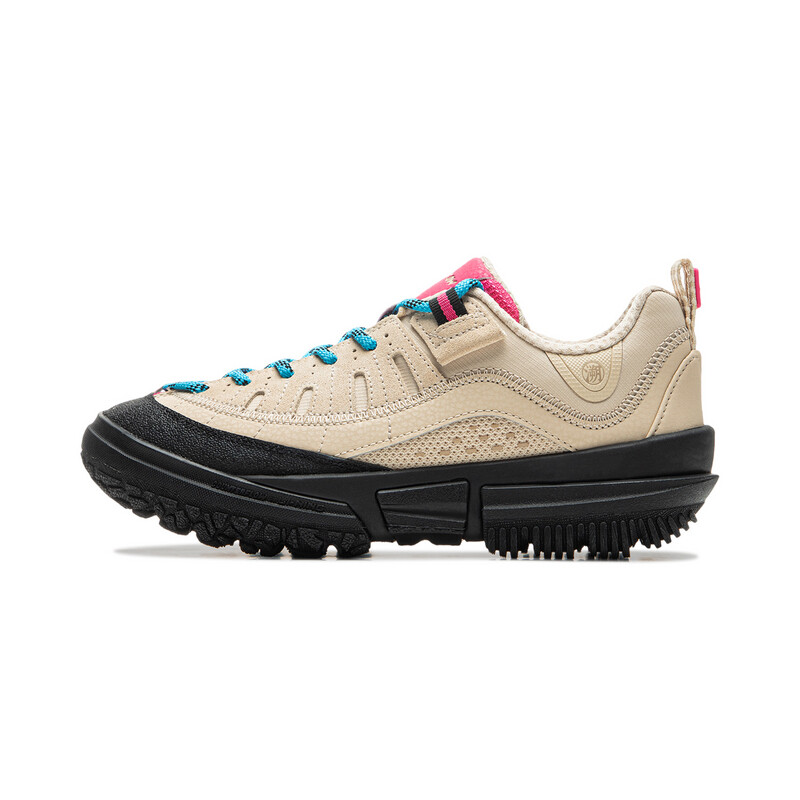 Кроссовки LINING CF Su Linchuan Lite Lifestyle Shoes Women's Low-top Khaki/Black/Pink/Blue, хаки/черный