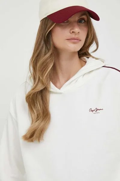 Толстовка Bibi из хлопка Pepe Jeans, бежевый