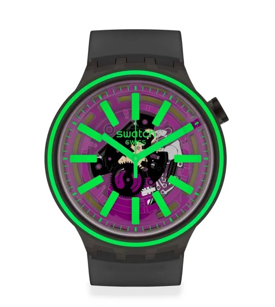 Наручные часы женские Swatch Pink Taste SO27B113 серые