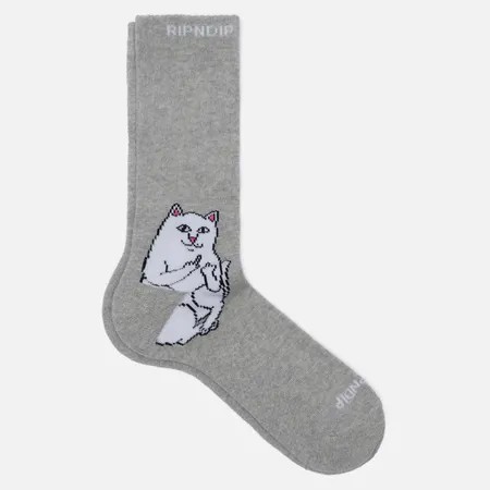 Носки RIPNDIP Lord Nermal, цвет серый, размер 40-46 EU