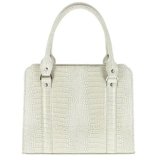 Женская сумка Versado VG534 beige croco Бежевый крокодил