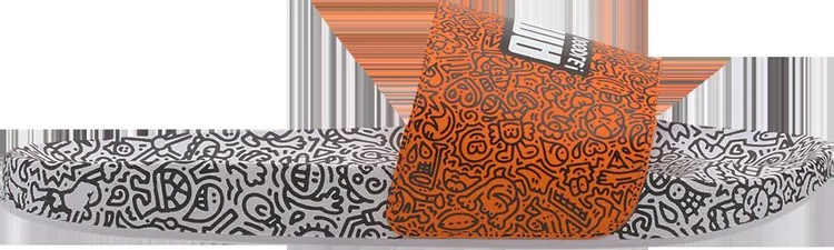 Сандалии Puma Mr. Doodle x Leadcat 20 Slides Wavy Doodles, белый