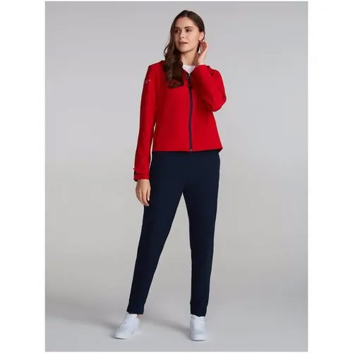 Костюм Red-n-Rock's, олимпийка и брюки, силуэт прямой, капюшон, размер 48, красный