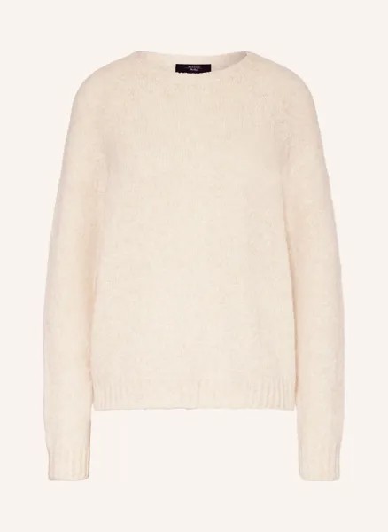 Свитер гьяччи с альпакой Weekend Max Mara, экрю