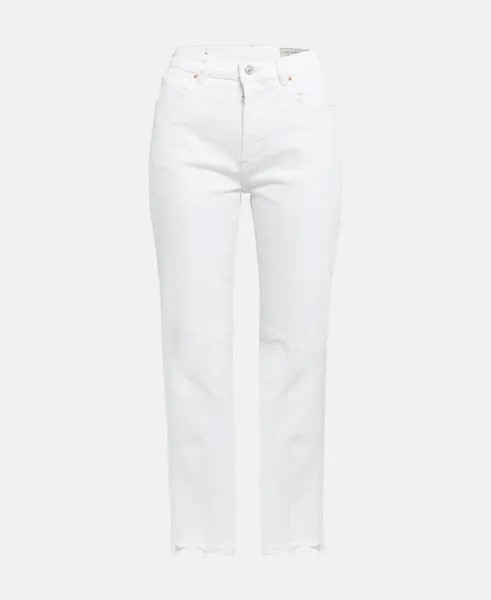 Прямые джинсы AllSaints, белый