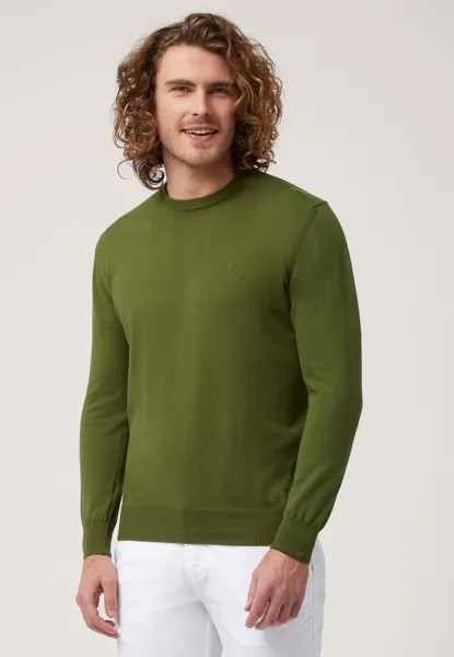 Вязаный свитер BASIC GIROCOLLO Harmont & Blaine, цвет oliva