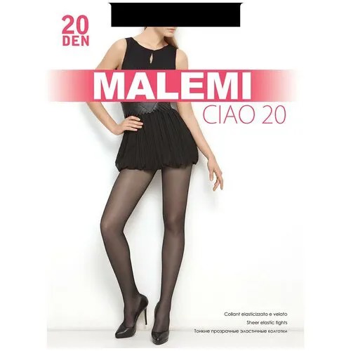 Колготки Malemi Ciao, 20 den, размер IV, nero (черный)