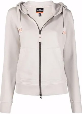 Parajumpers худи на молнии с нашивкой-логотипом