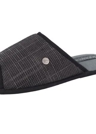 Домашние тапочки мужские de fonseca BARI TOP E PA M722R1 черные 40-41 RU