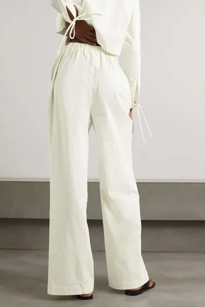 BONDI BORN + NET SUSTAIN Широкие брюки Portici из хлопка, белый