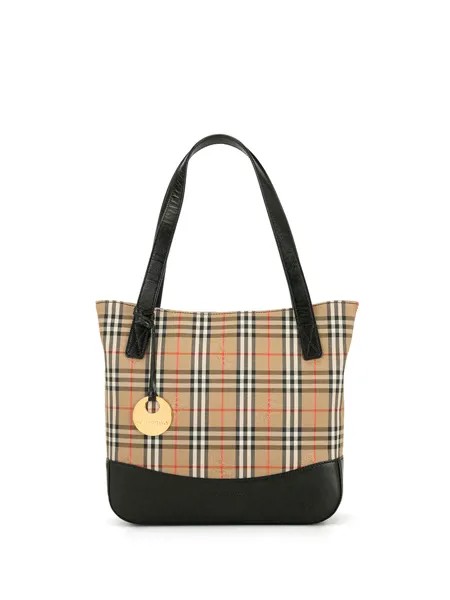 Burberry Pre-Owned сумка-тоут в клетку Nova Check