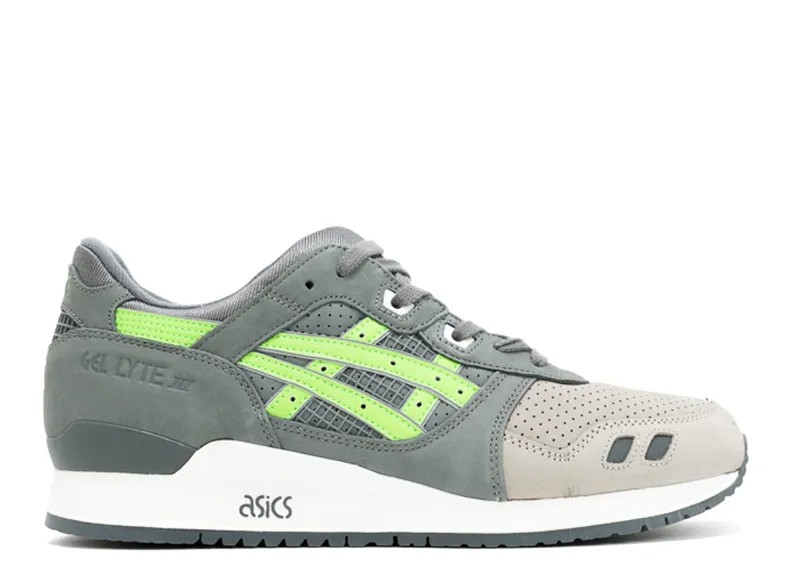 Кроссовки ASICS Ronnie Fieg X Gel Lyte 3 'Super Green' 2016, серый