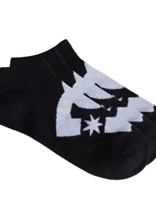 Носки мужские упаковка из 3 пар DC SHOES Spp Dc Ankle 3P M Black