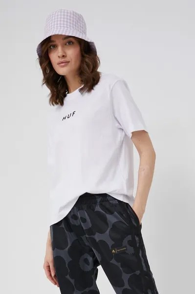 Хлопковая футболка HUF Huf, белый