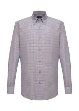 Хлопковая рубашка Ermenegildo Zegna