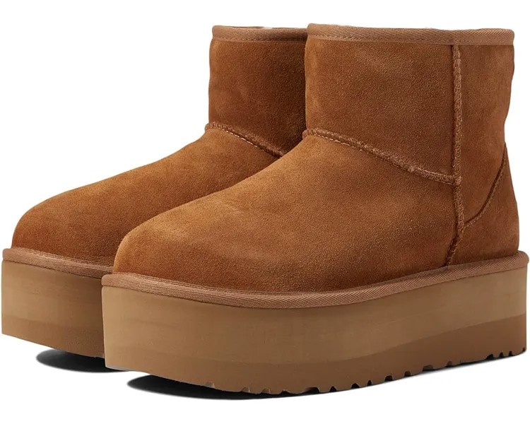 Ботинки UGG Classic Mini Platform, цвет Chestnut