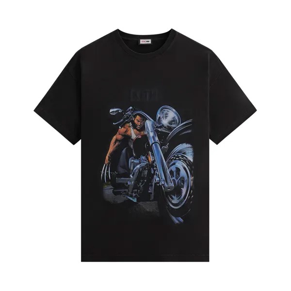Винтажная футболка Kith For X-Men Chopper, черная