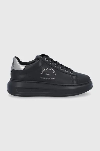 Кожаные ботинки Karl Lagerfeld, черный