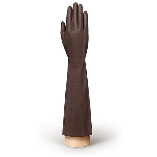 Перчатки ELEGANZZA, размер 7, коричневый