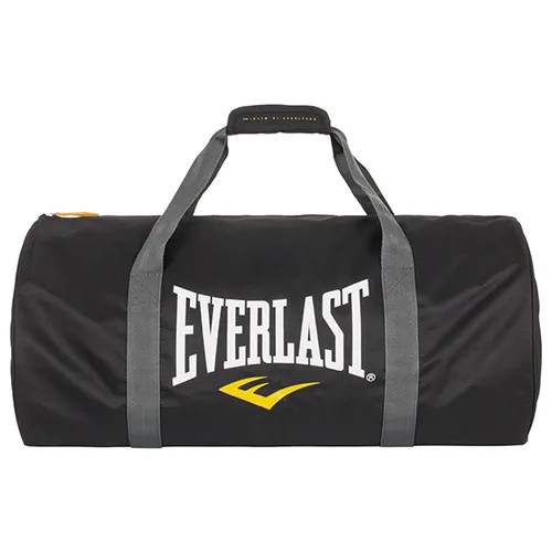 Сумка спортивная Everlast, 52 л, 30х30х60 см, плечевой ремень, черный