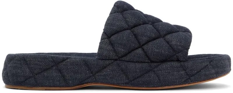 Джинсовые сандалии Indigo Mattelassé Bottega Veneta