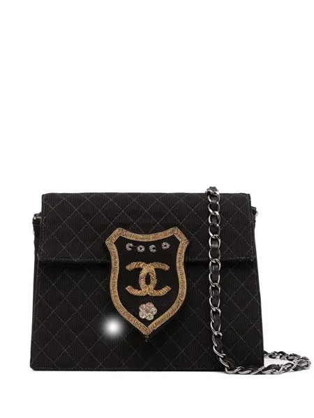 Chanel Pre-Owned стеганая сумка на плечо 2005-го года