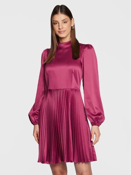 Коктейльное платье стандартного кроя Closet London, фиолетовый