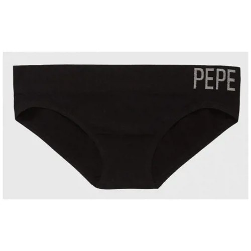 Трусы для женщин, Pepe Jeans London, модель: PLU10246, цвет: черный, размер: M