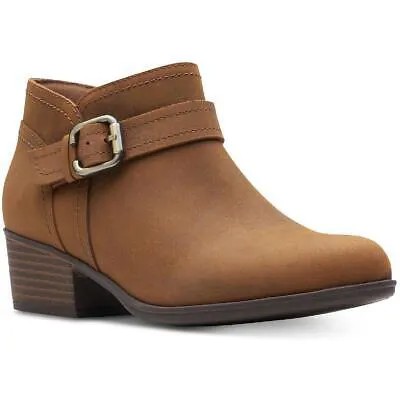 Женские короткие ботильоны Clarks Adreena Mid Tan 10 Medium (B,M) BHFO 3621