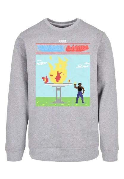 Пуловер F4NT4STIC Sweatshirt Retro Gaming Summer Games, цвет grau meliert