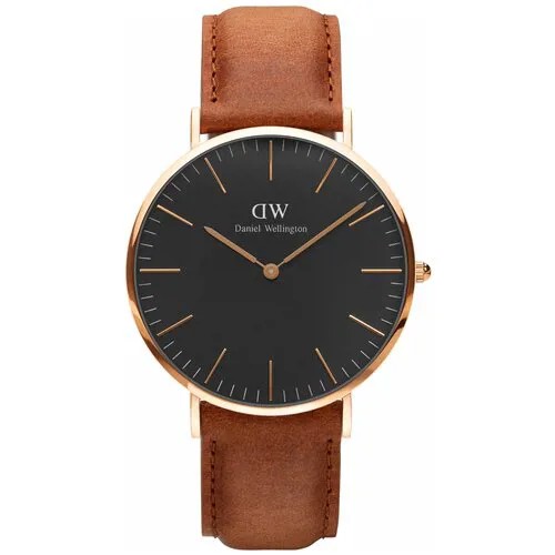 Наручные часы Daniel Wellington Classic, золотой, коричневый