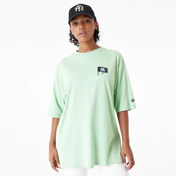 Футболка New Era MLB Burger Grphc New York Yankees T-shirt, зеленый