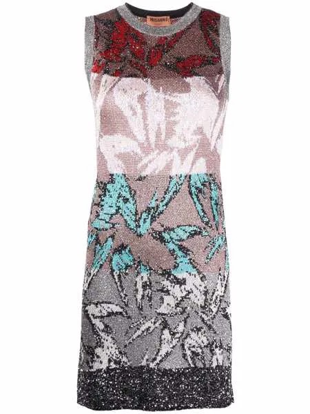 Missoni трикотажное платье без рукавов