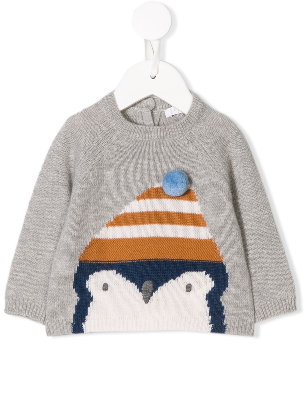 Il Gufo penguin intarsia jumper