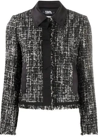 Karl Lagerfeld пиджак из ткани букле