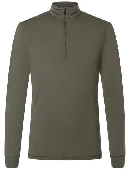 Лонгслив super.natural Merino, зеленый