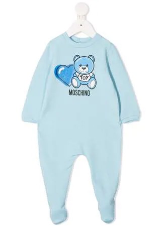 Moschino Kids комбинезон с принтом Teddy