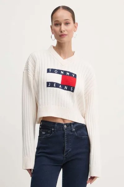 Свитер Tommy Jeans, бежевый