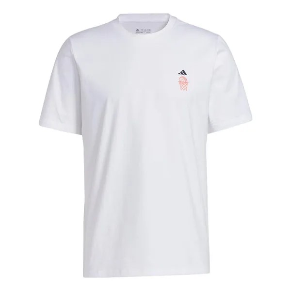 Футболка adidas originals My Shot Net T-Shirt 'White', белый