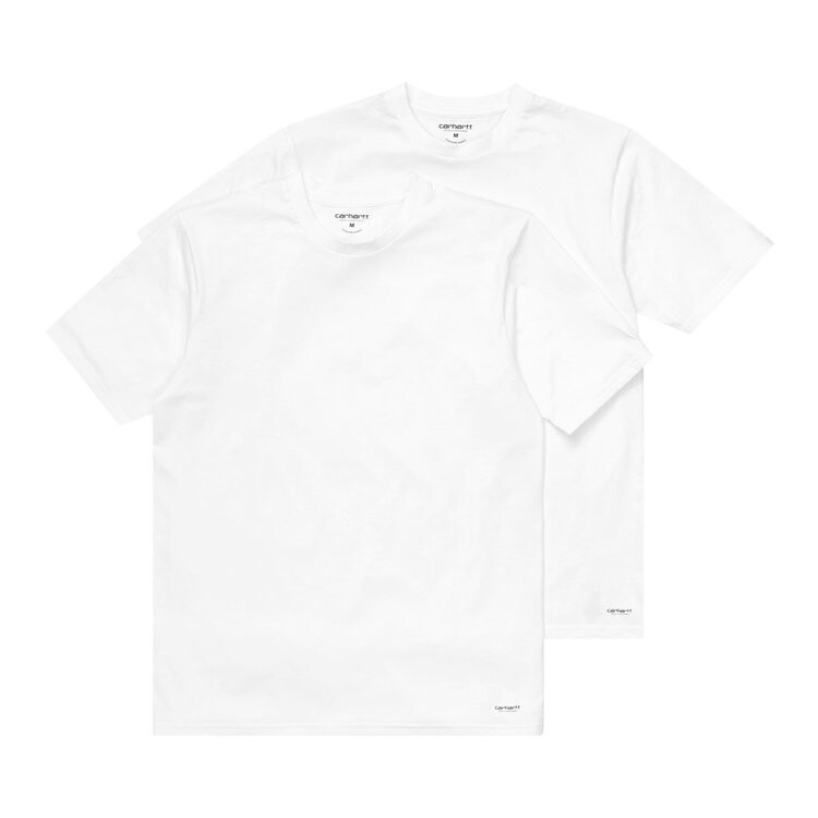 Футболка Carhartt WIP Standard Crewneck T-Shirt (2 Pack) White/White, белый