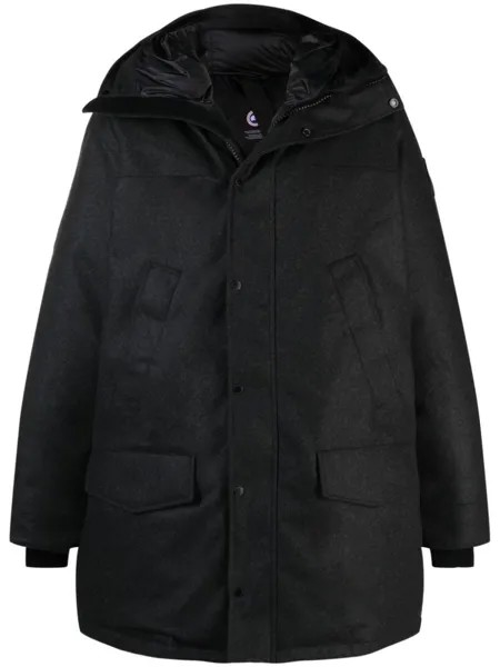 Canada Goose парка Langford с капюшоном, черный