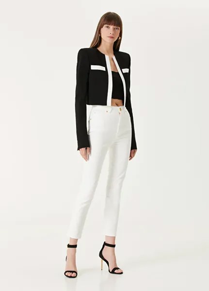 Джинсы скинни Balmain, белый