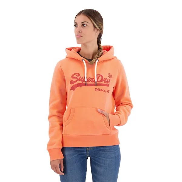 Худи Superdry Embellished Vintage Logo, оранжевый
