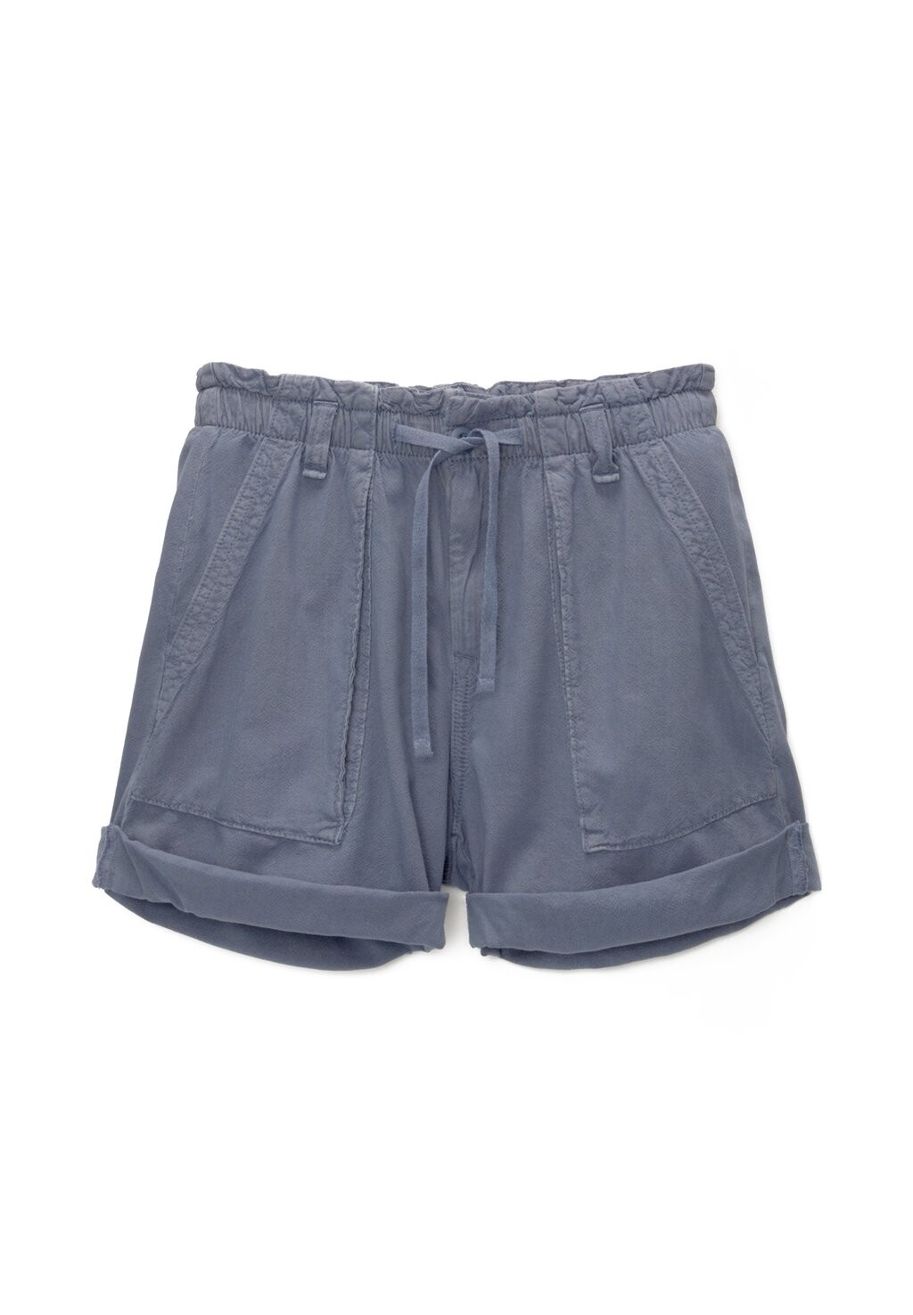 Шорты RUSTIC, BERMUDA PULL&BEAR, темно-синий