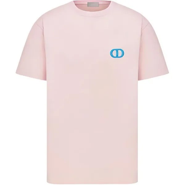 Футболка мужская розовая Dior, розовый